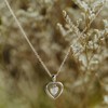 Heart Necklace, Silver 925 - Ladies’ Necklace with Heart Pendant