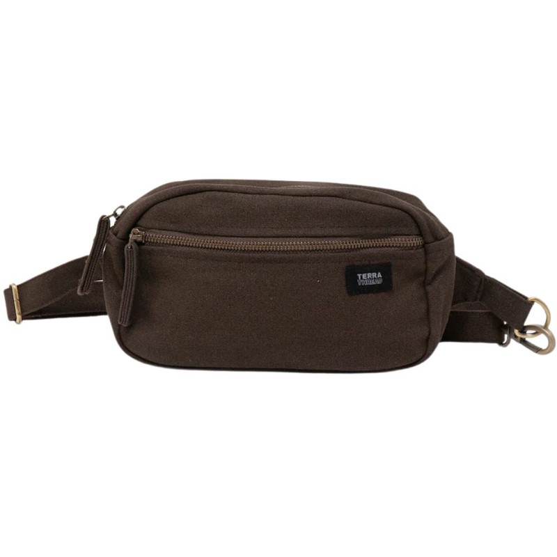Terra Thread Organic Cotton Cadera Bumbag, Black