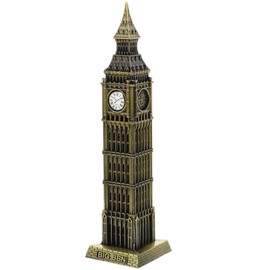 Milisten Big Ben Model Big Ben Real Clock Tower Statue Souvenir Figurine England Architectural Models Britain Souvenir Tools Resin Kits Resin Architectural Model Nursery Metal Travel Alloy