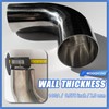 3.5 Inch 90 Degree Exhaust Elbow pipe, Stainless Mandrel Bend