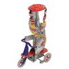 Elephant On Tricycle Tin Toy Retro Iron Handmade Elephant On