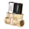 Válvula Solenoide Eléctrica de Latón Normalmente Cerrada de 1/2 "DC