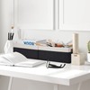 GhvyenntteS Storage Baskets for Organizing, Fabric Storage Bins with Leather