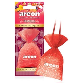 AREON Pearls I Car & Home Hanging Air Freshener I Quality Perfume I Spring Bouquet (Pack of 6)