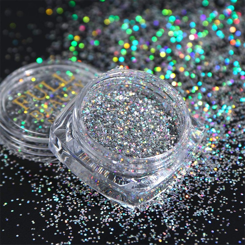 8 box set laser holo glitter glitter parts powder nail