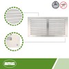 Amig - Premium Aluminium Ventilation Grille 6x12"|Air Vent Cover |