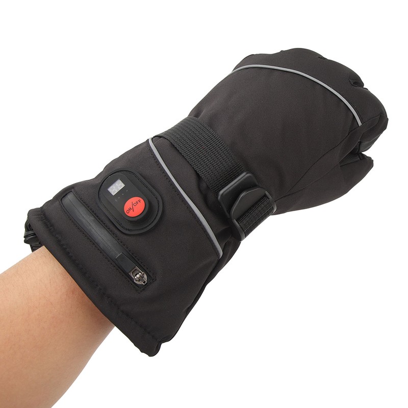 Heating Gloves Electric Touchscreen Heated Gloves Waterproof Windproof Warm Keeping