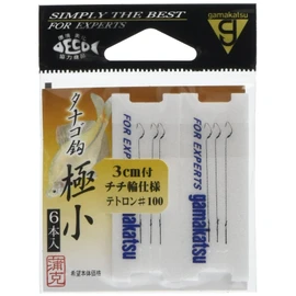 Gamakatsu Tetron Threaded Tanago Hook Tiny Harris-Tetron #100 Fishing Hooks