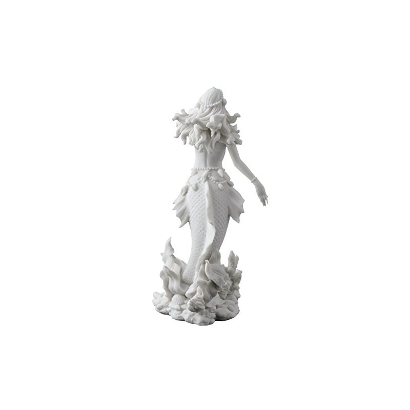 Beautiful Mermaid Rising from Sea Statue Sculpture Figurine