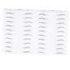 Beavorty Eyebrow Stencil Kit Hair-like Simulation Stickers Makeup Tools Curved