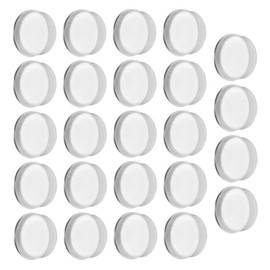 Lovermusic Translucent 7.5x2.5mm Flute Plugs Open Silicone Silicone Hole Plug Flute Repair Accessories Pack of 24