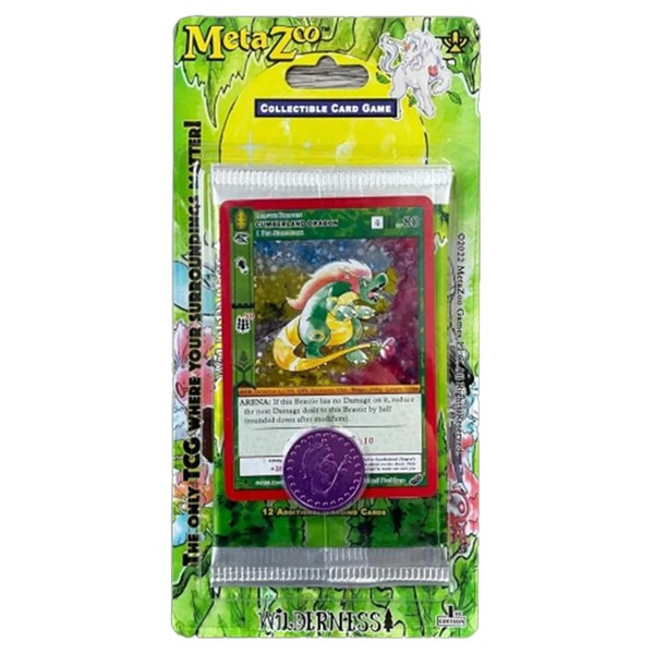 MetaZoo Wilderness Blister Pack 1st Edition Trading Card Game