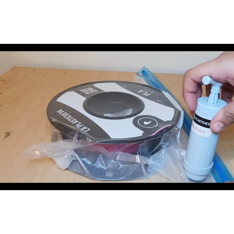 La Plasticueva Bolsas Almacenamiento Filamento Impres 3d Bomba Vacío Kit