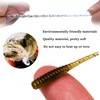 QualyQualy Soft Plastick Fishing Lures Artificial Bait Grub Worms Ice