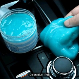 Cleaning Gel - Automatic Vent Interior Detail Removal Tool for PC, Tablet, Laptop & Camera - Putty Cleaner & Detail Putty Gel for Effective Cleaning - Color: blue