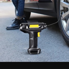 120W Handheld Intelligent Digital Display Tyre air Compressor Pump Bicycle Bike Wireless Portable Car Tire Inflator PumpSpecification: Digital display dial Fork/Shock Absorber Pump