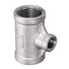 sourcing map Stainless Steel 304 Cast Pipe Fitting 3/4 BSPT