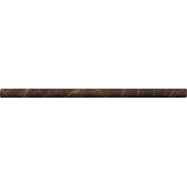 Dark Emperador Premium Spain Polished Marble Mosaic Tiles 1 Piece (PENCIL 1/2X12 INCH)