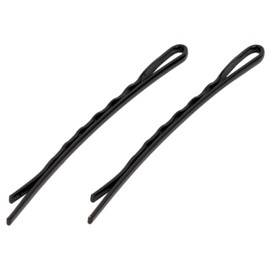 Hero Hair Pins, Black, 2 x 2.1 inches (2 x 53 mm), Set of 20 B115