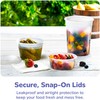 GUSTO To Go Food Containers with Lids [8 oz, 16