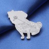 DUOWEI - Broche de aleación esmaltada con diamantes de imitación