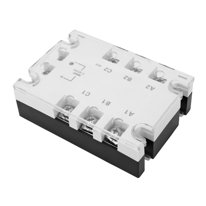 3 Phase Solid State Relay White Noiseless Anti Shock Reliable