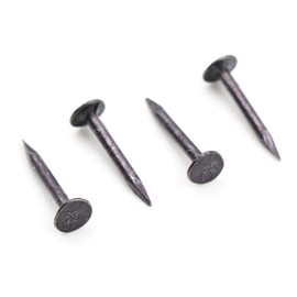 Design61 Comb Tips 1.4 x 13 mm Nail Nails Large Round Head Long Sharp Tips Blued 100g Approx. 530 Pieces