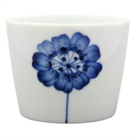 Hama Pottery Hasami Pottery Wayama Kiln Flowers Multi Cup Single Flower Pattern 326950 8.1 fl oz (230 ml)