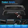 LUDARM Smoke Lens LED 3rd Brake Light Compatible with F150