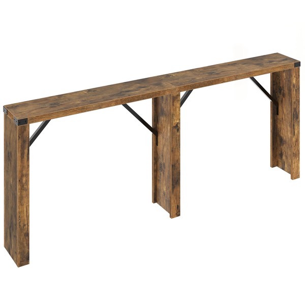 YATINEY Console Table, 70.8" Long Behind Couch Sofa Table, Entryway