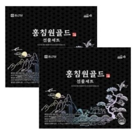 Chong Kun Dang Health [Half Club] Chong Kun Dang Hongchimwon Gold Premium Gift Set x 2 Boxes Basic / [하프클럽]종근당 홍침원 골드 프리미엄 선물세트 x 2박스 기본