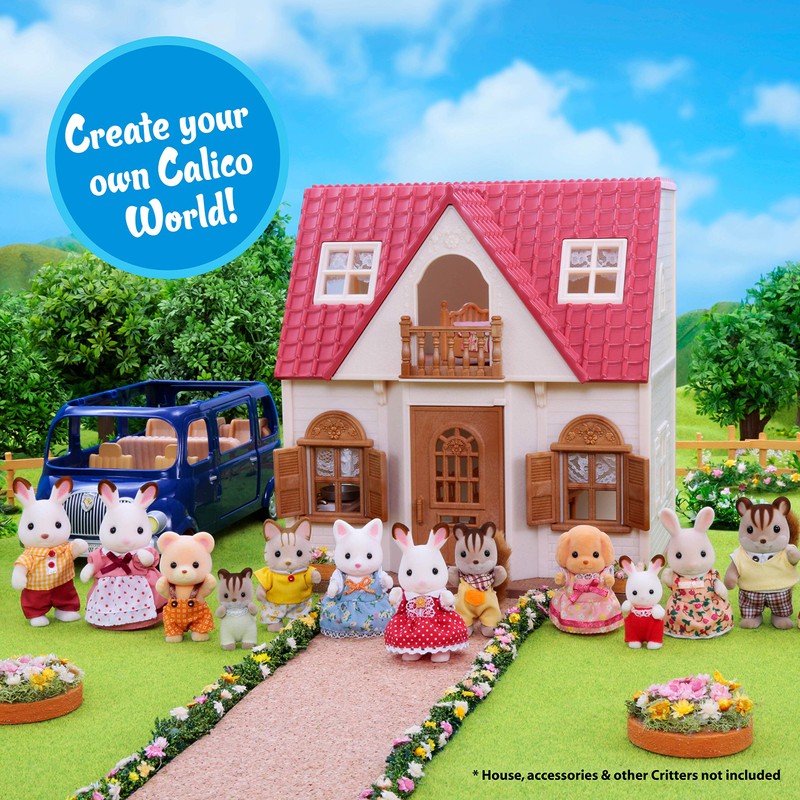 Calico Critters Persian Cat Twins - Two Collectible Figures &