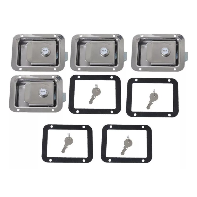 generic 4pcs Paddle Cierre Pestillo Camión Rv Caja De Herramientas