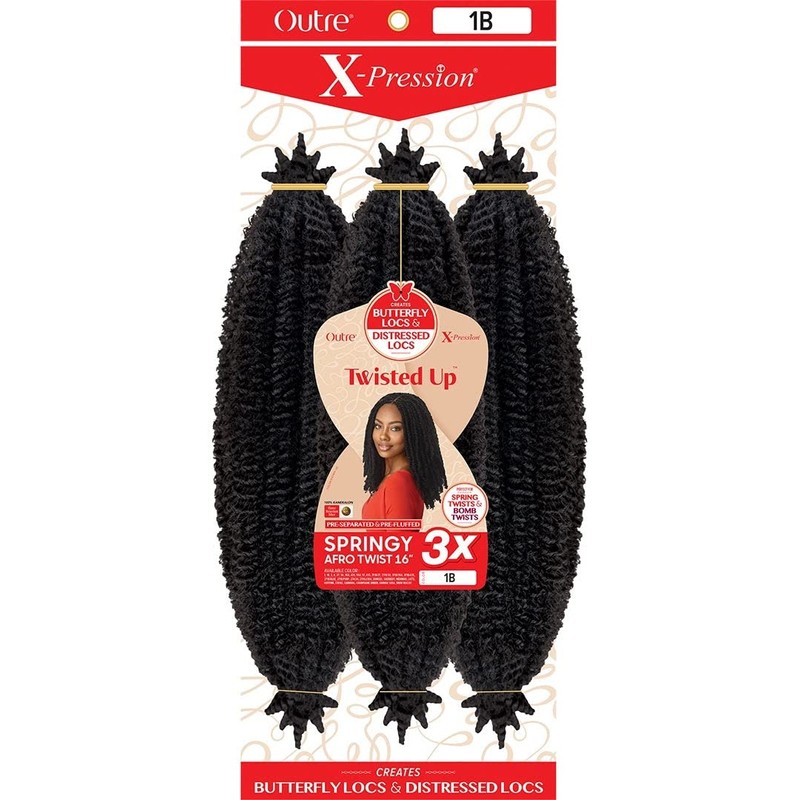 Outre Trenzas De Crochet X-Pression Trenzada Up 2X Springy Afro
