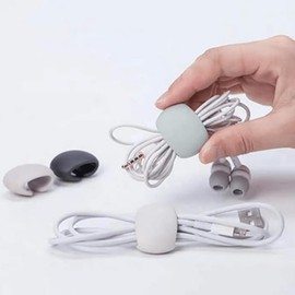 Earphone cable management wire storage