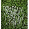 6 Inches Galvanized Garden Staples, Metal Tent StakeHeavy Duty U-Shaped