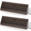 Landhoow 2 Pack 18 Inch Baseboard Register Vent Covers, Oil