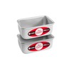 Fat Daddio's BP-5639-2PK Anodized Aluminum Bread Loaf Pan, 4.875 x
