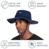BASSDASH UPF 50+ Mosquito Sun Hat with Hidden Head Net