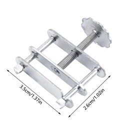 Hose Clamps with Flow Control, Adjustable Rotary Screw, Compressor Hose Clamp, Flow Control, Iron Coated Water Stop Clamp, Hose Fixing Clip,