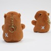 Clearstone Capybara Plush Keychain Chabimaru Carrot 18.5cm Brown