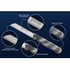 SMI - 6 Pcs Paring Knife Set Serrated Edge, Vegetable