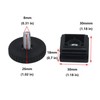 Antrader Home Office Table Desk Adjustable Leveling Foot,Plastic Metal Square