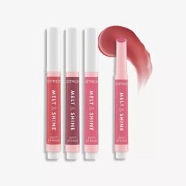 Catrice 캐트리스 립밤 립케어 생기 메이크업 멜트 앤 샤인 쥬시 3Color 모음 택 1 [030호 씨-크릿] Catrice Lip Balm Lip Care Glow Makeup Melt & Shine Juicy 3Color Collection Select 1 [030 Secret]