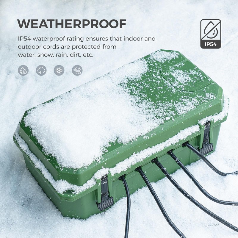 WELKIN Heavy-Duty Outdoor Electrical Box (15.3 * 5.4 * 8.9