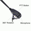 CABLEPELADO Headphones with PTT Microphone for Transmitter Walkie Yaesu Vertex