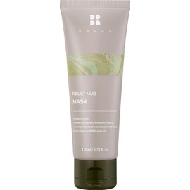 BRMUD Relief Mud Mask | Celeb's Choice Mud Mask - Body Mud Hydrating & Moisturizing Deep Pore Cleanser Face & Body Mask w/ 91.8% Nature-Derived Ingredients - K Beauty Body Mud (3.72 fl oz)