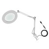 10X Magnifying Glass with LED Light Flexible Arm Brightness Adjustable