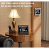 Véfaîî 19 Alarms Dementia Clock 8 Inch Large Display, Auto