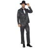 EraSpooky Men's 1920s Gangster Costume Wide Pin Stripe Suit Include